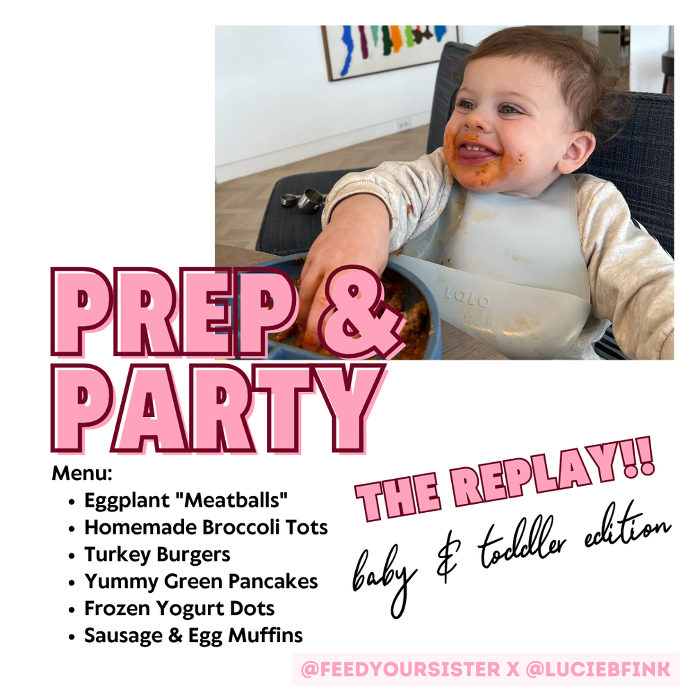 REPLAY Prep Party with Lucie and Elia Baby Toddler Edition Feed Your Sister